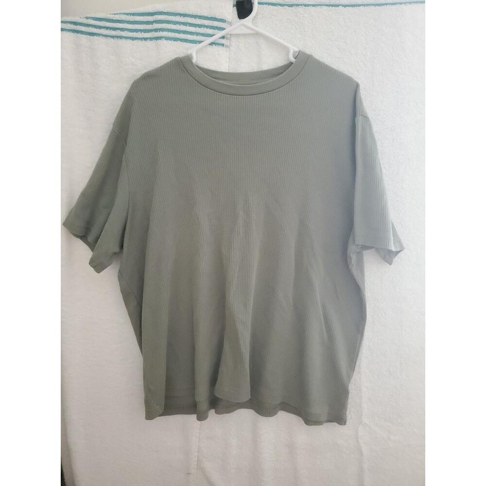 Croft & Barrow Sweatshirt Adult XL lime Green Pullover Crewneck Casual Soft